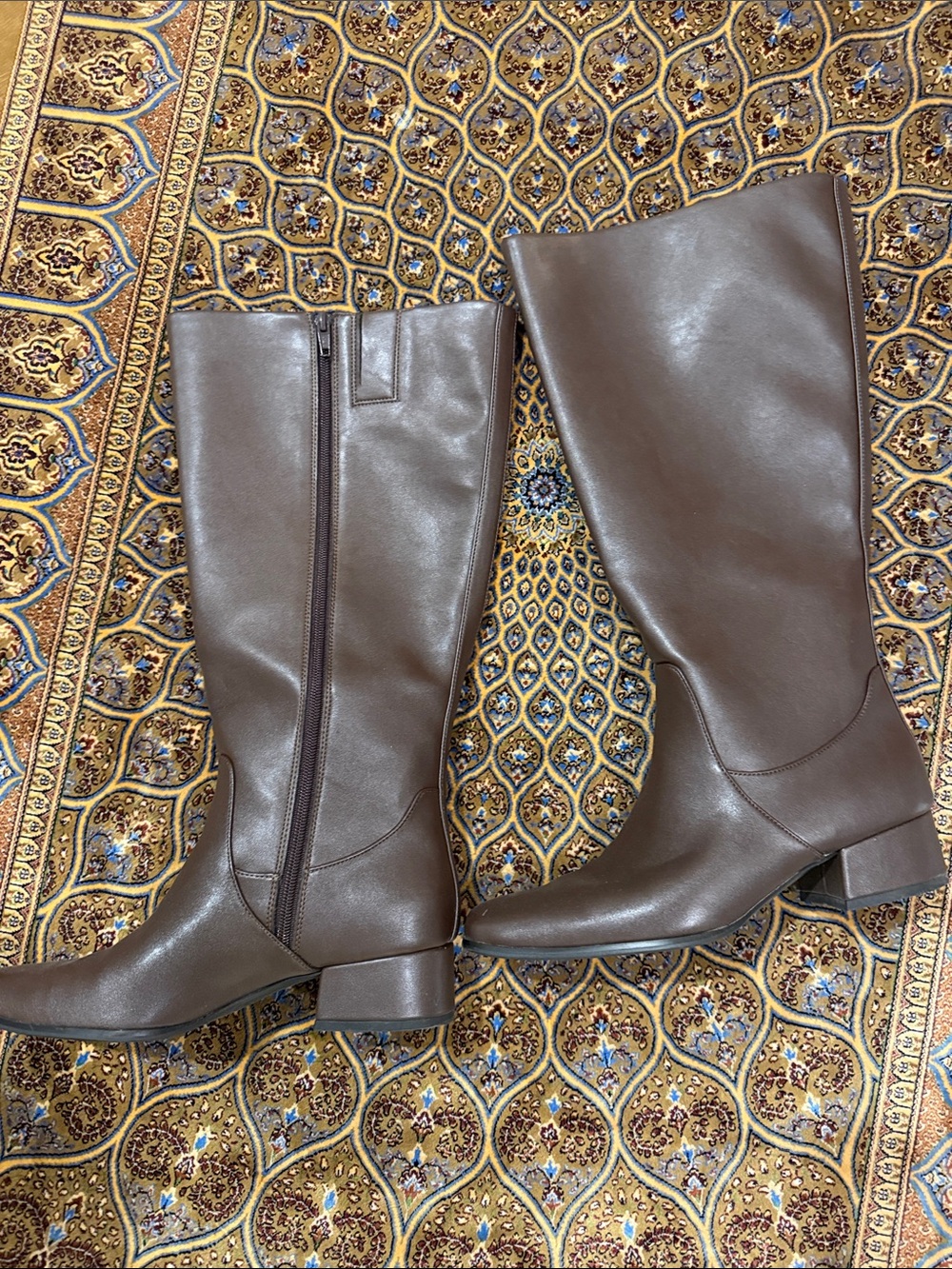 Women's Wide Width & Calf Rhi Boots with Memory Foam Insole Universal Thread 9